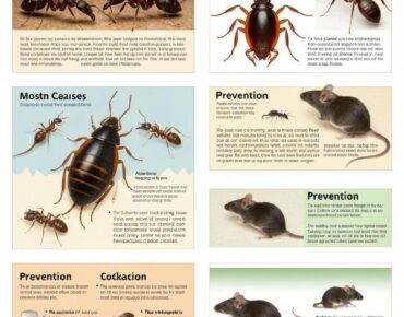DIY pest control solutions displayed on a kitchen counter