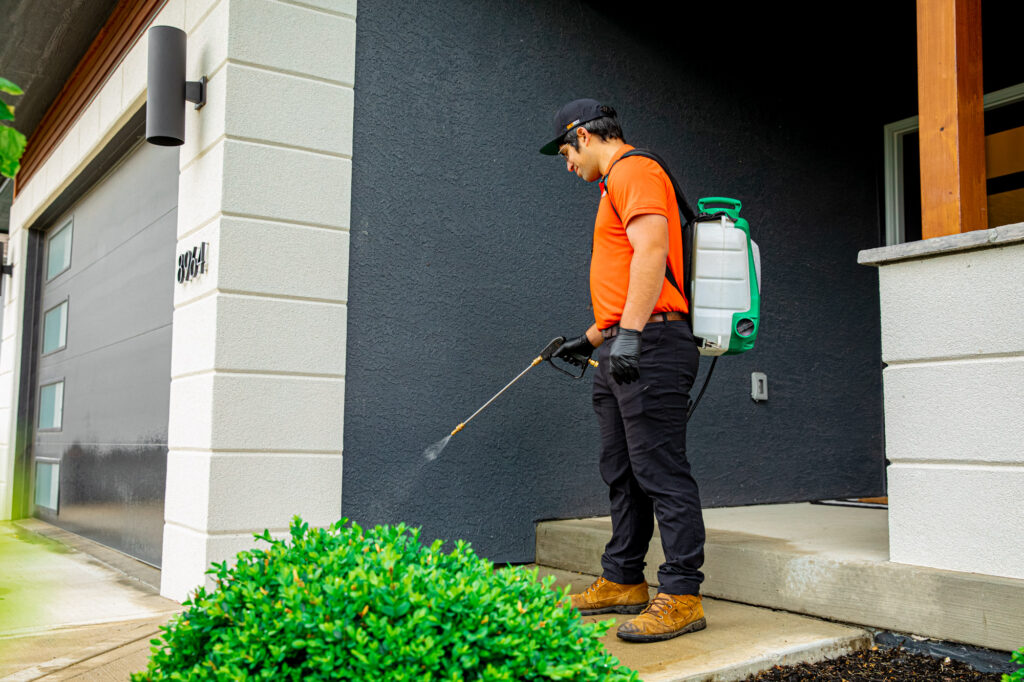 Home exterior representing a house being prepared for sale after professional bed bug treatment